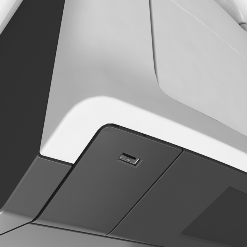M3150: käyttö 90 Flash-aseman kuvake näkyy tulostimen päänäytössä, kun flash-asema asennetaan.