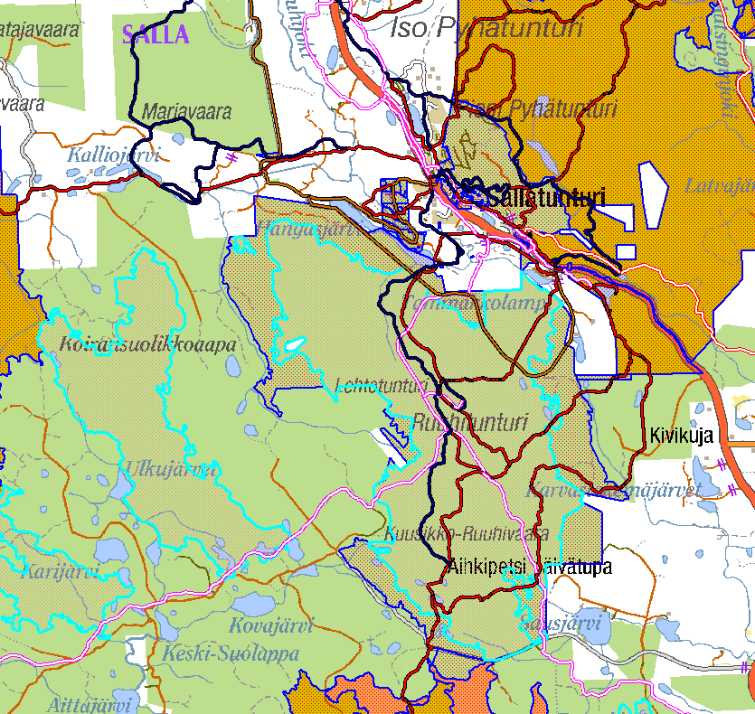 Metsätalousalueet ja luontomatkailusopimukset Metsätalous Oy vastaa käyttöoikeussopimuksista (esim.