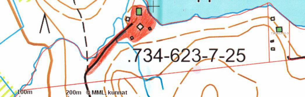 Kartta 3: Pohjanlepakoiden saalistusalue Pohjanlepakoiden saalistusalue on merkitty karttaan punaisella 7 Yleistä viitasammakosta Viitasammakkoa tavataan Suomessa Metsä-Lappiin asti.