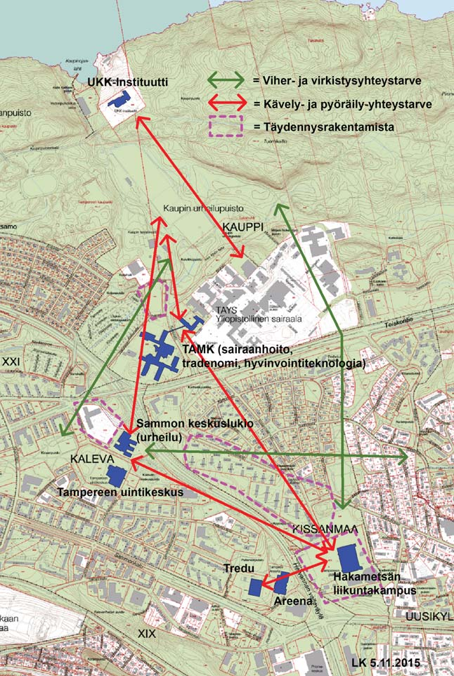 11 Tavoitteet Visiotyölle on asetettu seuraavia tavoitteita: Laaditaan Tampereen kantakaupungin yleiskaavan 2040 merkintöjä ja määräyksiä tukeva suunnitelma-aineisto.