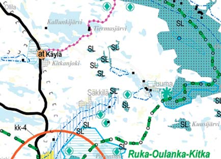 8. YMPÄRISTÖN NYKYTILAN KUVAUS 8.1 M AANKÄYTTÖ 8.1.1 Maakuntakaava Kaivoshankkeeseen liittyvät suunnittelualueet sijoittuvat Pohjois-Pohjanmaan maakuntakaavan alueelle.