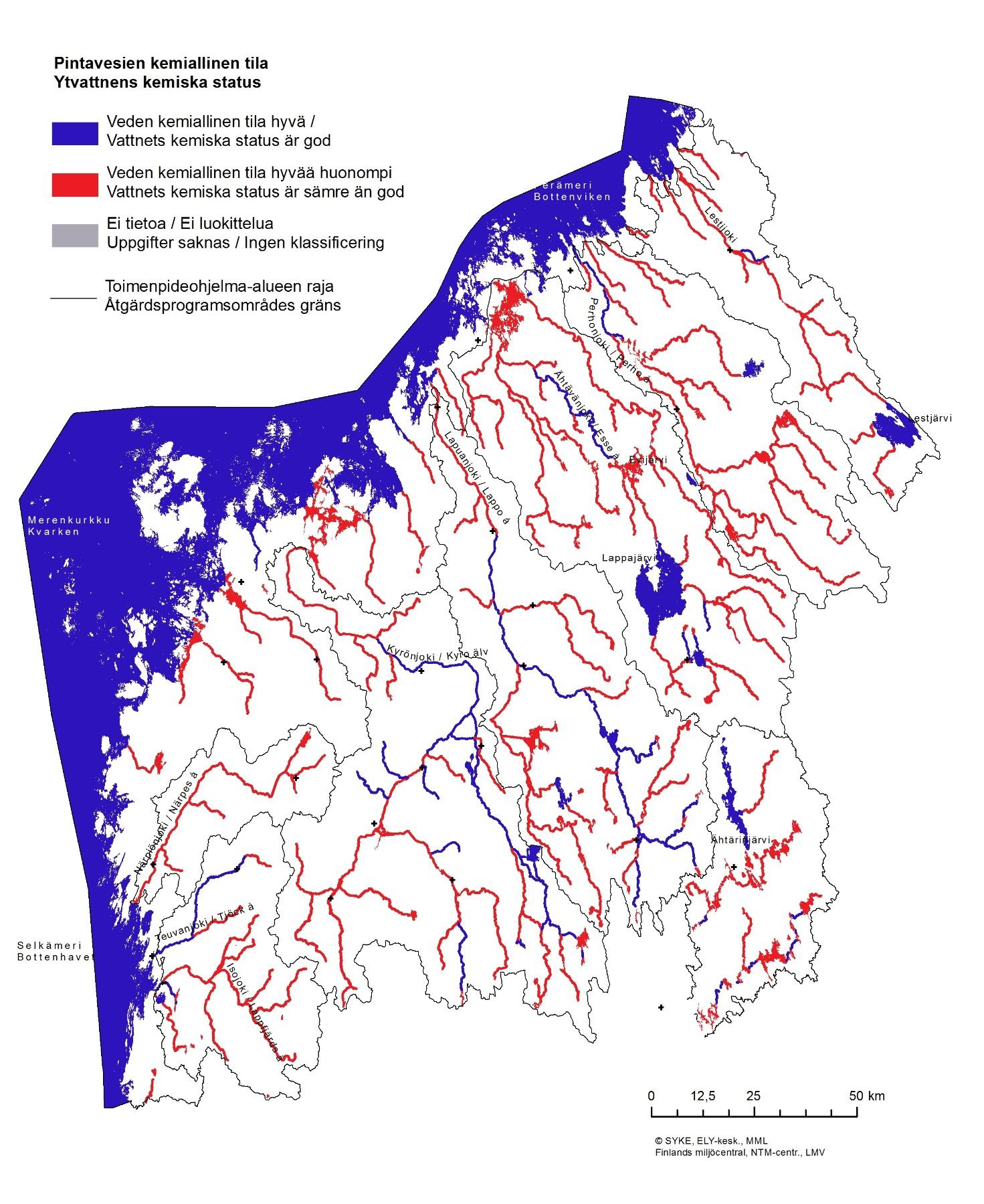 Rannikon ja pienten vesistöjen vesienhoidon toimenpideohjelma 2016-2021 Kuva