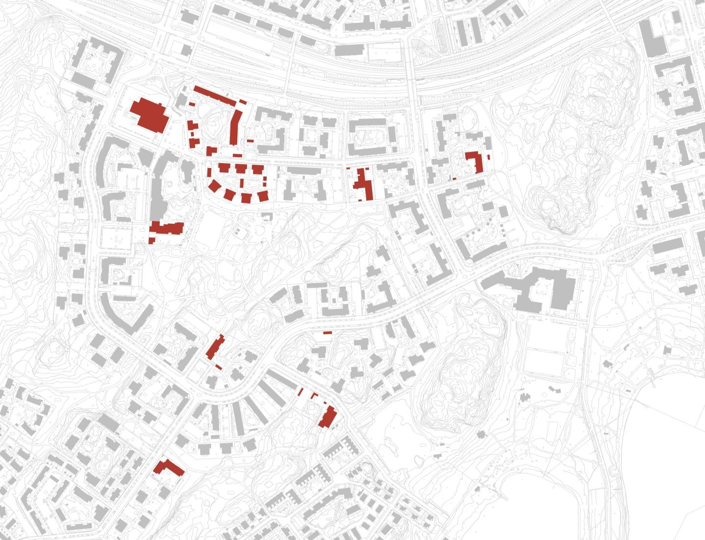 Purettavaksi ehdotetut rakennukset Liikekeskus Päiväkotien muutos tulevaisuudessa Hoas:n tonttien muutokset tulevaisuudessa Mahdollisesti myös muita kohteita