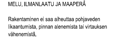 Kaavakartta ja -määräykset Muutamia nostoja kaavamääräyksistä Hulevesistä,