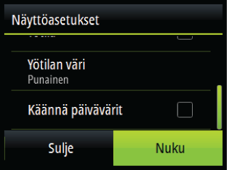 2 Perustoiminnot Yksikön virran kytkeminen ja katkaiseminen Yksikössä ei ole virtapainiketta, ja se on käynnissä niin kauan kuin virta on yhdistettynä NMEA 2000 -verkon runkoon.