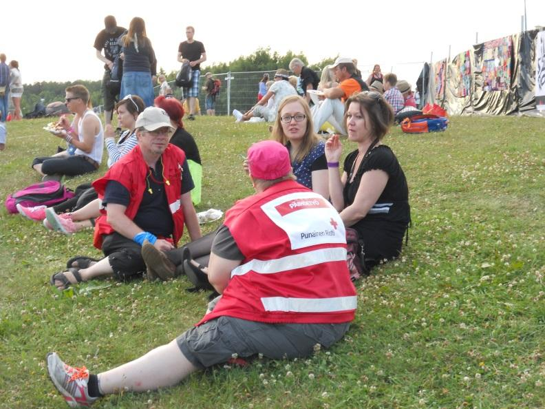 Ilosaarirock sattuu ja tapahtuu SPR auttaa