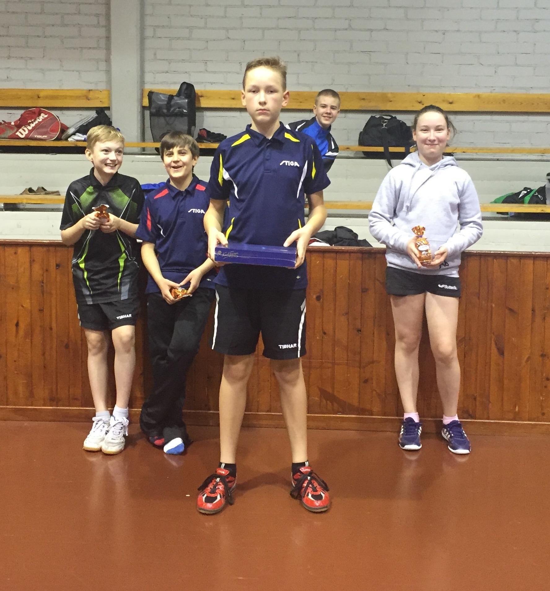 M14 Arttu Pöri was winner of boys14. In the background on the right is Roose-Marii Randlaht who was second.