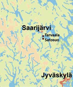 Tutkimusaineisto ja -menetelmät Tutkimusalueet Vedenlaatua seurattiin neljällä automaattisella mittausasemalla, joista kaksi sijoitettiin Saarijärven Tarvaalaan Pohjoisen Keski-Suomen