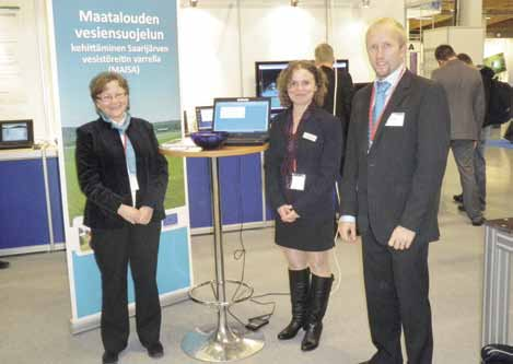 Kuva 1. MAISA-hankkeessa perustettiin kesällä 2010 maastoon Keski-Suomen ensimmäinen automaattinen ravinnemittausasema, jota esiteltiin useille vierailijaryhmille.