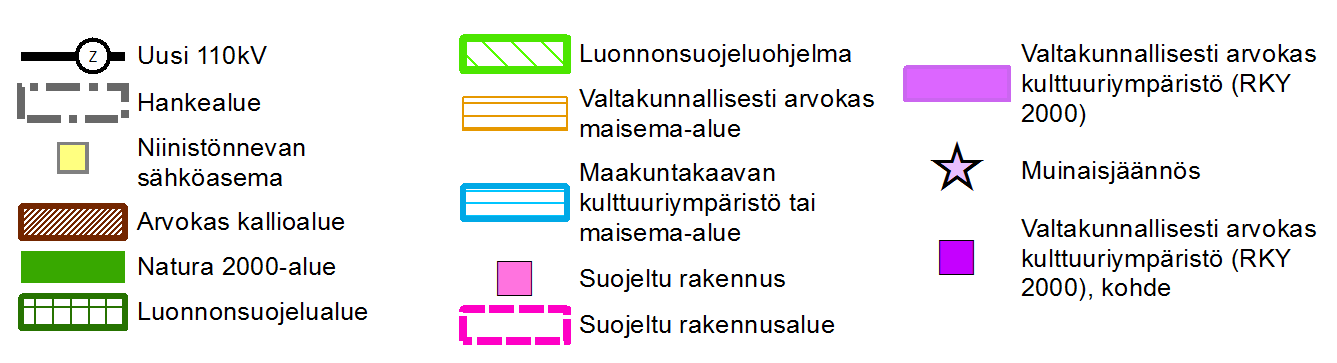 12.2.2015 99 (103) Tässä vaiheessa muina hankkeina tai suunnitelmina on tunnistettu lähialueen tuulivoimahankkeet.