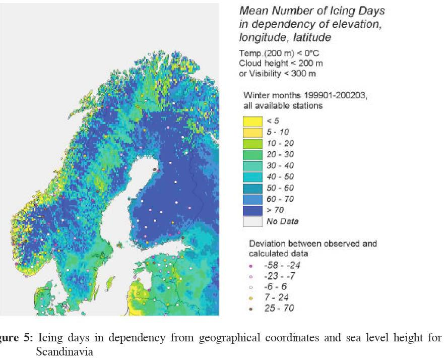 Icing risk in Scandinavia Source: WECO-project Tromssa Lammas -oaivi Olos Uljabuouda Vemhån Pori 3 Wind energy production opportunities in Finland Fjell areas About 200 MW in small wind farms in