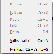 Lisätään diagrammiin puuttuvat otsikot: 1. Tuplaklikkaa taas kaavion tyhjää kohtaa, jolloin mustat ruudut ilmestyvät 2.