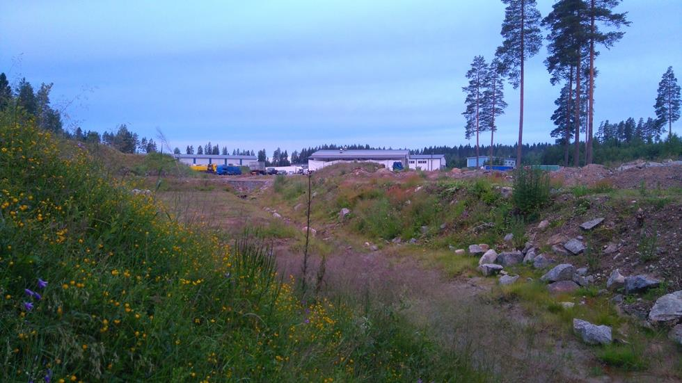 Kuva 2. Pääosa selvitysalueesta on teollisuusaluetta ja joutomaakenttää. 2.2. Pohjoispään suo Selvitysalueen pohjoispäässä on luonnontilaisen kaltainen suo, jonka poikki kulkee yksi oja.