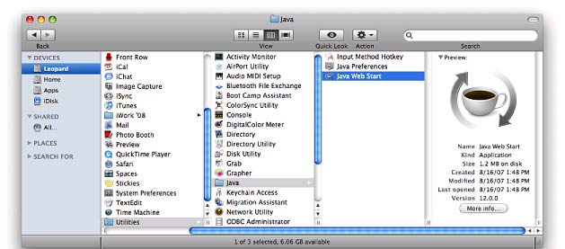 Listan eri näkymät [UXGuide] tile view 58 Macintosh: List view vs.