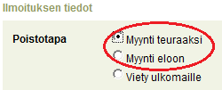 KÄYTTÄJÄN OHJE 12 (40) Tarvittaessa voit syöttää lisätieto-kenttään haluamaasi tekstiä. Valitse valikosta siirrettyjen sikojen eläinlaji sekä tyyppi, täytä ryhmän merkintätunnus (ks.