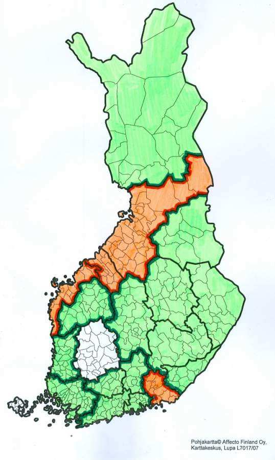 Maakuntakaavoituksen edistäminen käynnissä Valtakunnallisten alueidenkäyttötavoitteiden tarkistus 2008