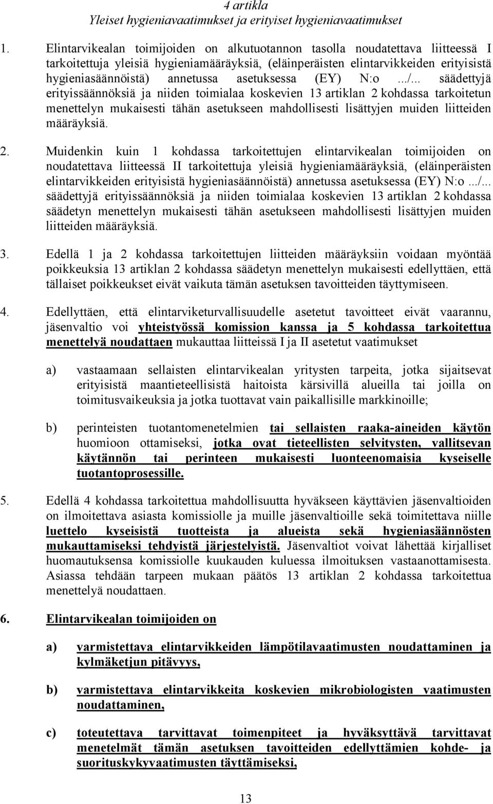 asetuksessa (EY) N:o.../.