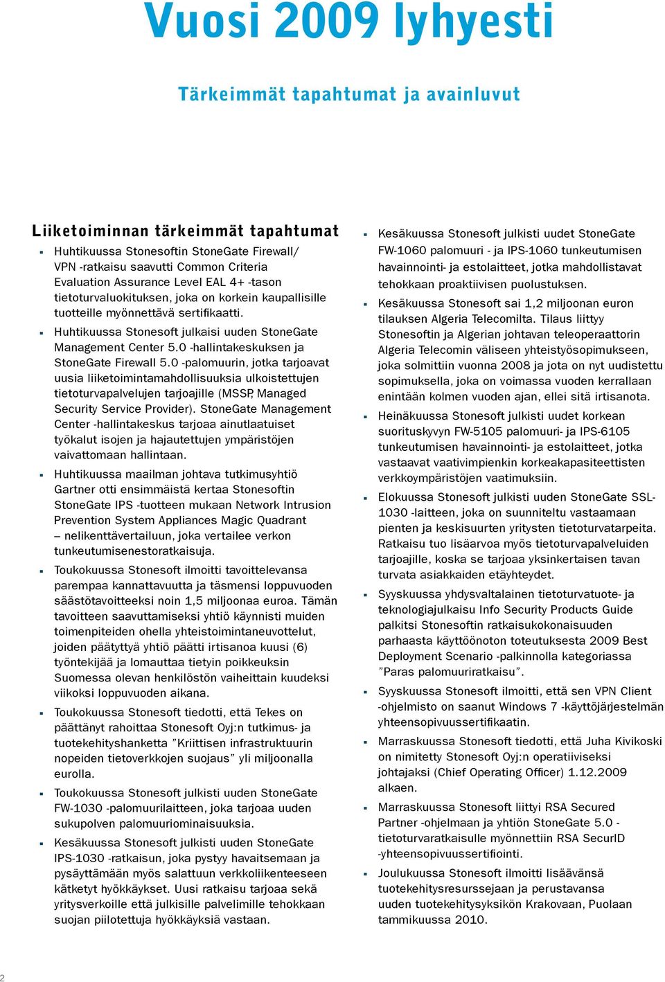 0 -hallintakeskuksen ja StoneGate Firewall 5.