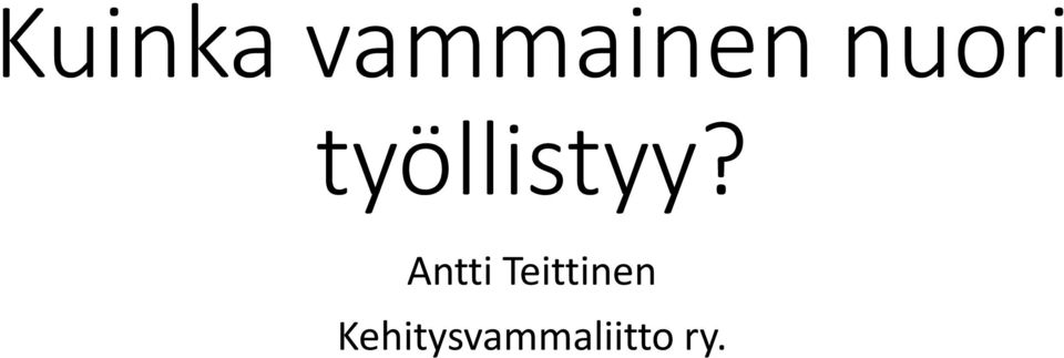 Antti Teittinen