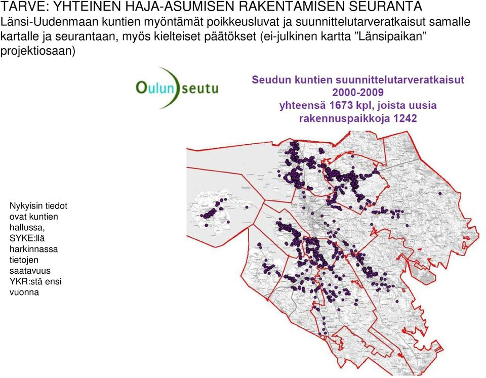 seurantaan, myös kielteiset päätökset (ei-julkinen kartta Länsipaikan