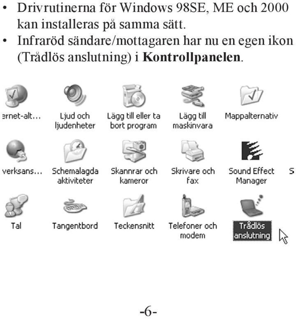 Infraröd sändare/mottagaren har nu en