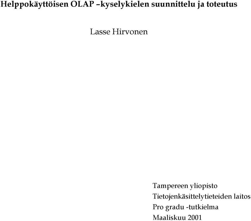 Tampereen yliopisto