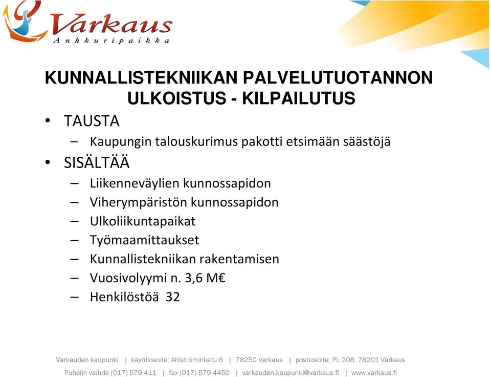 Kunnallistekniikan rakentamisen Vuosivolyymi n.