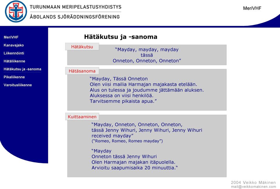 Tarvitsemme pikaista apua.