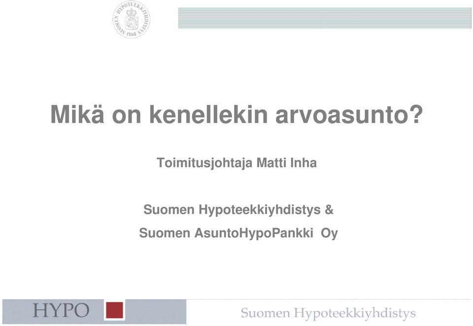 Toimitusjohtaja Matti Inha