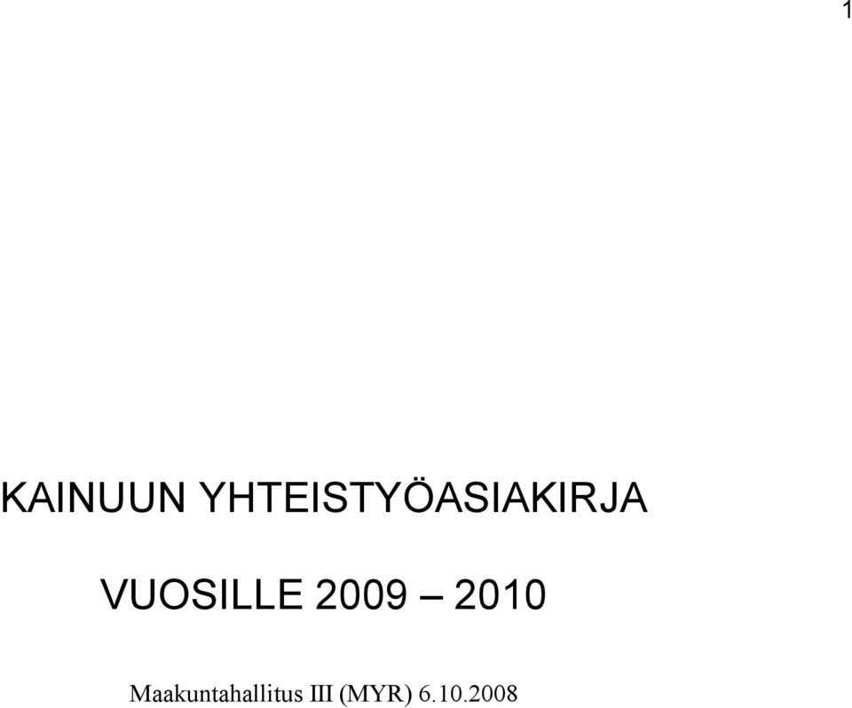 VUOSILLE 2009 2010