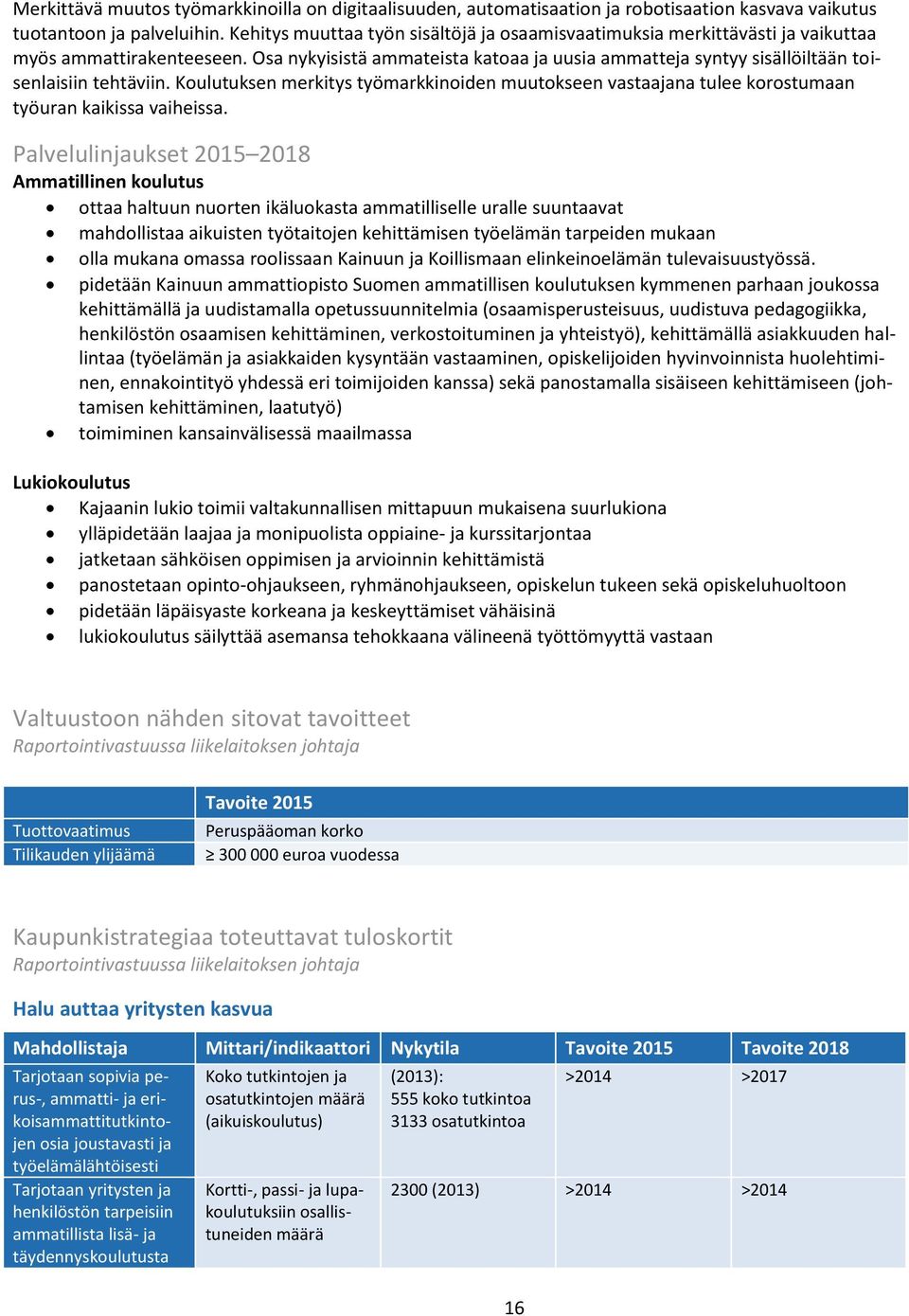 Osa nykyisistä ammateista katoaa ja uusia ammatteja syntyy sisällöiltään toisenlaisiin tehtäviin.