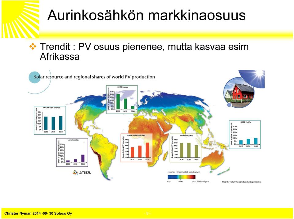 mutta kasvaa esim Afrikassa