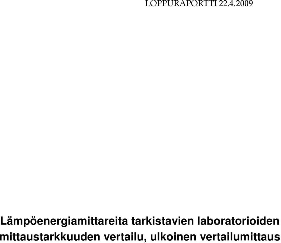 tarkistavien laboratorioiden