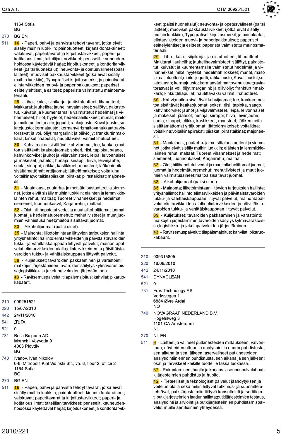 paperi- ja kotitalousliimat; taiteilijan tarvikkeet; pensselit, kauneudenhoidossa käytettävät harjat; kirjoituskoneet ja konttoritarvikkeet (paitsi huonekalut); neuvonta- ja opetusvälineet (paitsi