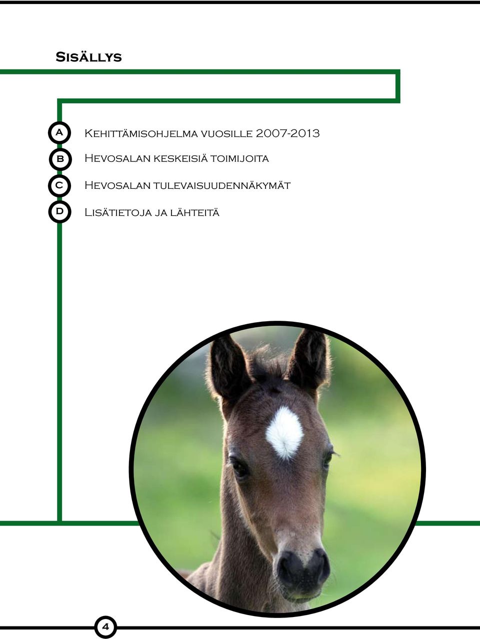 B Hevosalan keskeisiä toimijoita C.