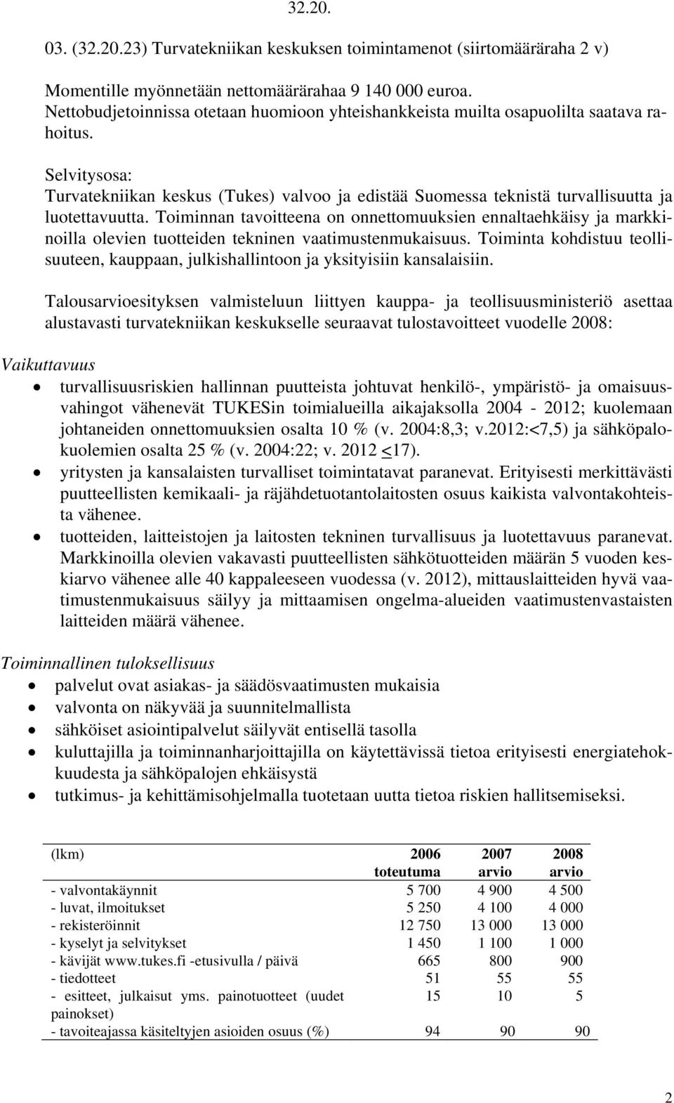 Selvitysosa: Turvatekniikan keskus (Tukes) valvoo ja edistää Suomessa teknistä turvallisuutta ja luotettavuutta.