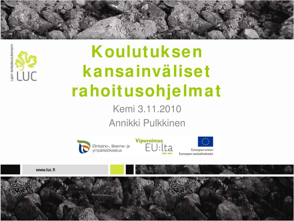 rahoitusohjelmat