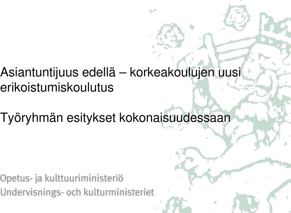 erikoistumiskoulutus