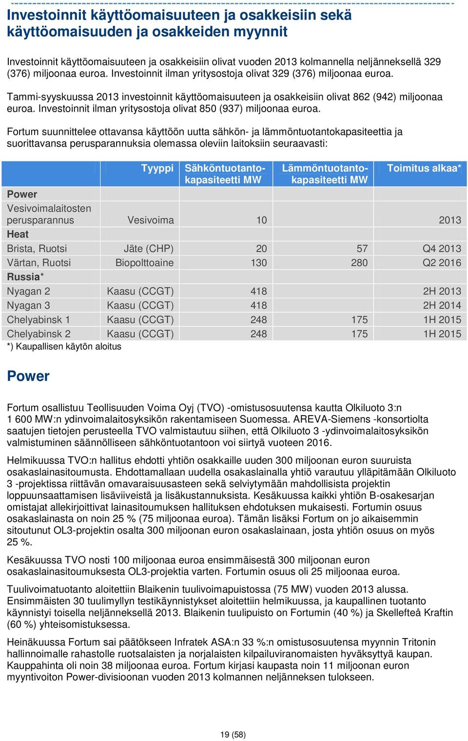 Investoinnit ilman yritysostoja olivat 850 (937) miljoonaa euroa.