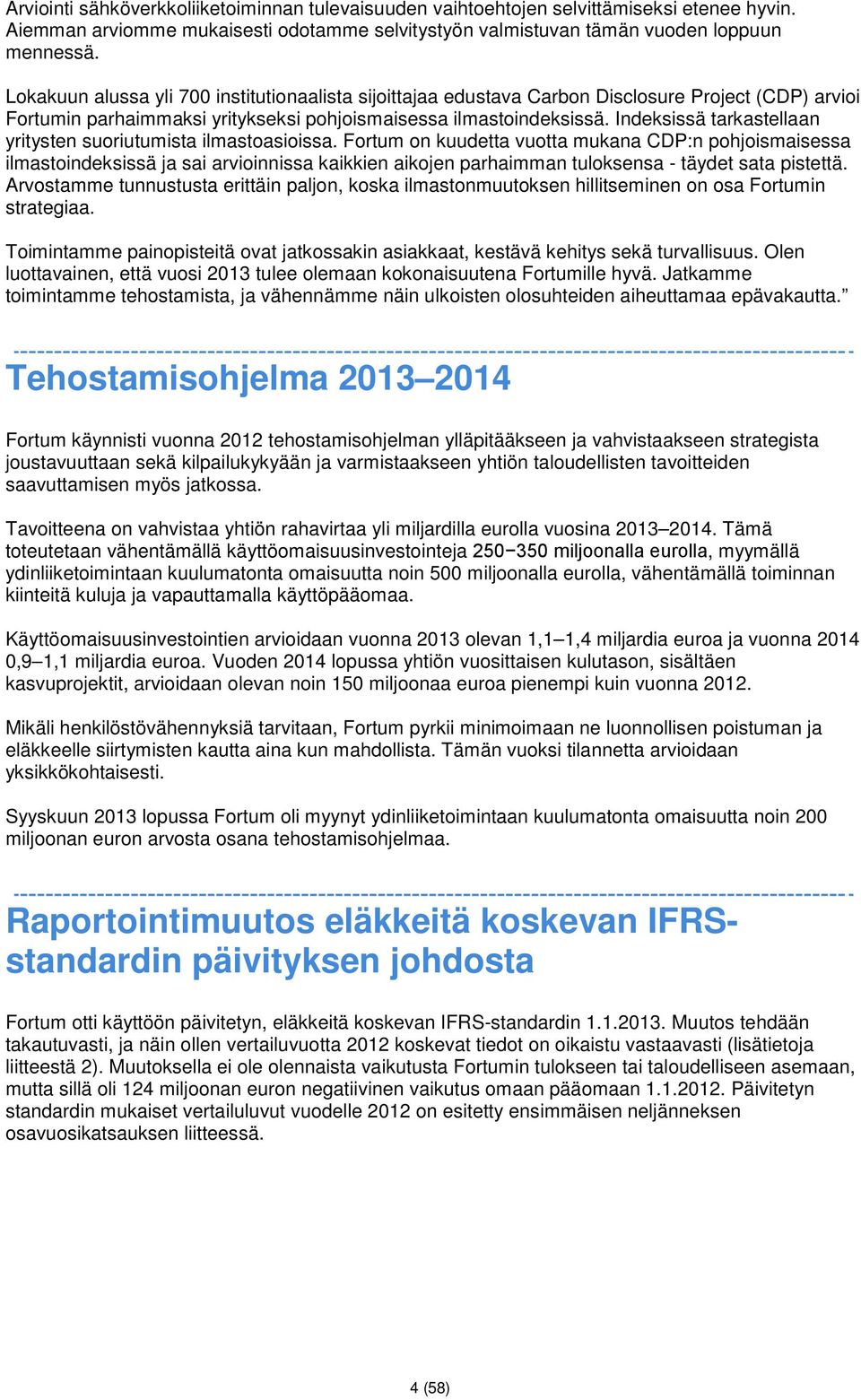 Indeksissä tarkastellaan yritysten suoriutumista ilmastoasioissa.