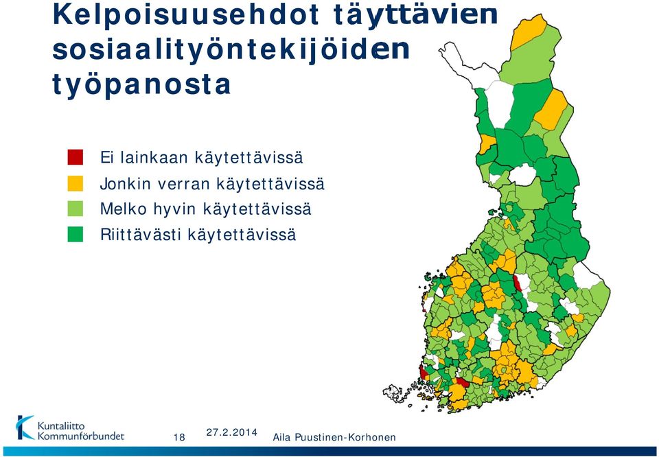 käytettävissä Melko hyvin käytettävissä