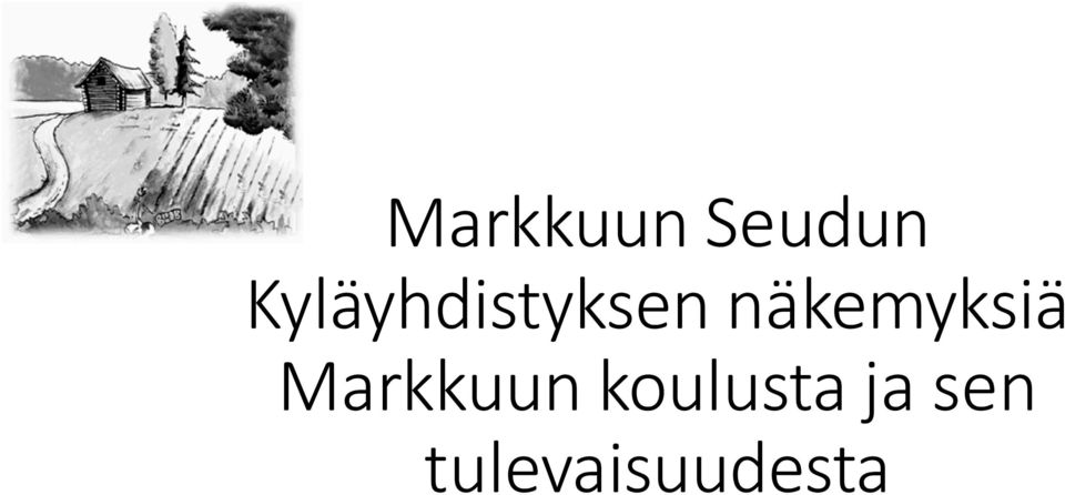 näkemyksiä Markkuun