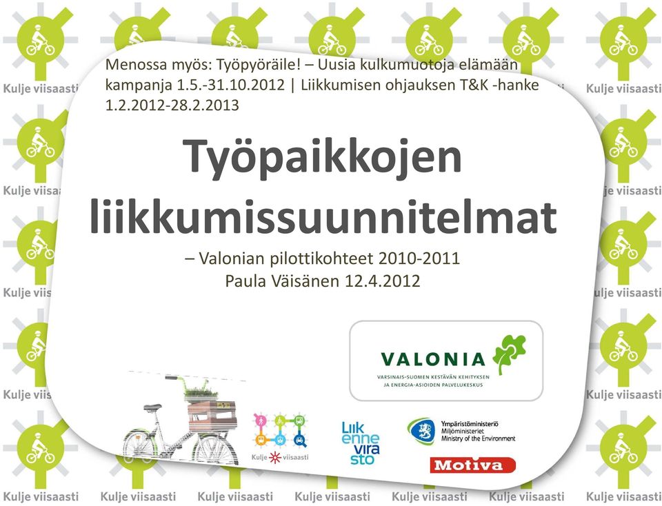 2012 Liikkumisen ohjauksen T&K hanke 1.2.2012 28.2.2013