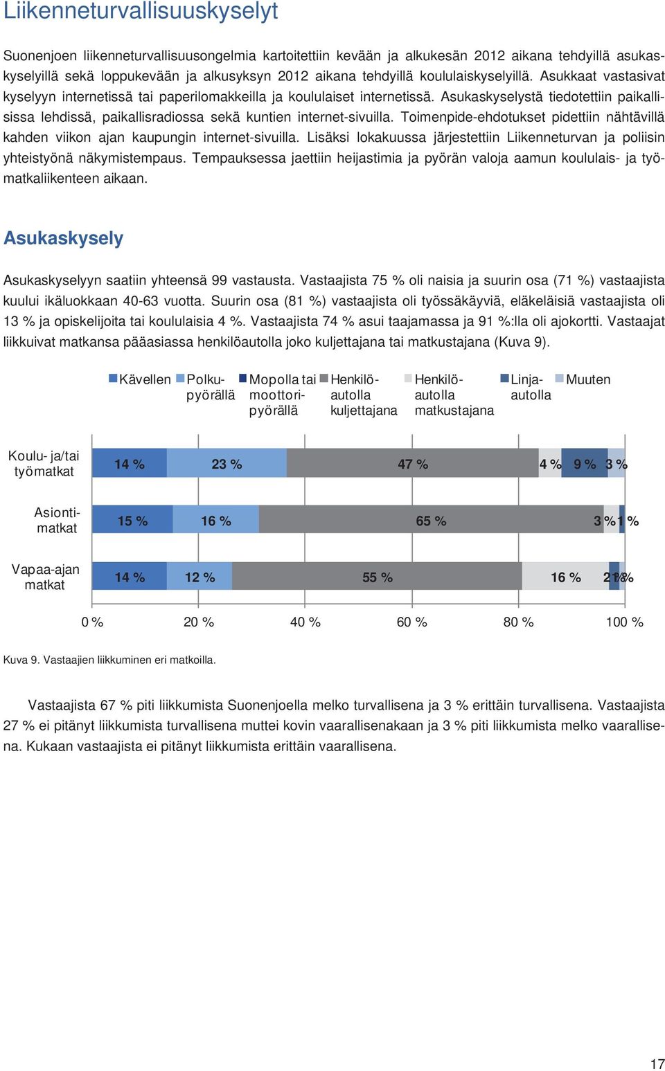 Asukaskyselystä tiedotettiin paikallisissa lehdissä, paikallisradiossa sekä kuntien internet-sivuilla. Toimenpide-ehdotukset pidettiin nähtävillä kahden viikon ajan kaupungin internet-sivuilla.