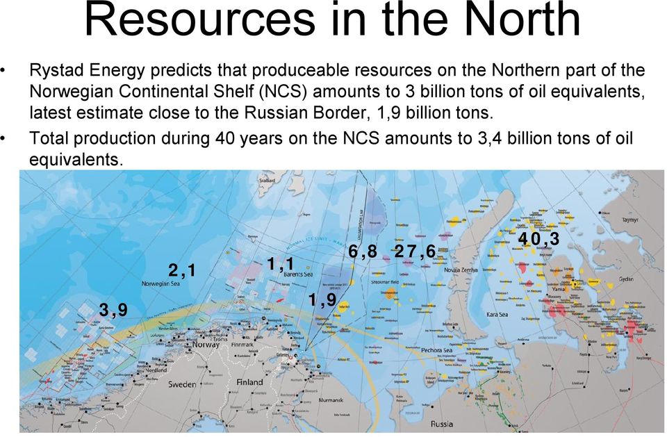 latest estimate close to the Russian Border, 1,9 billion tons.