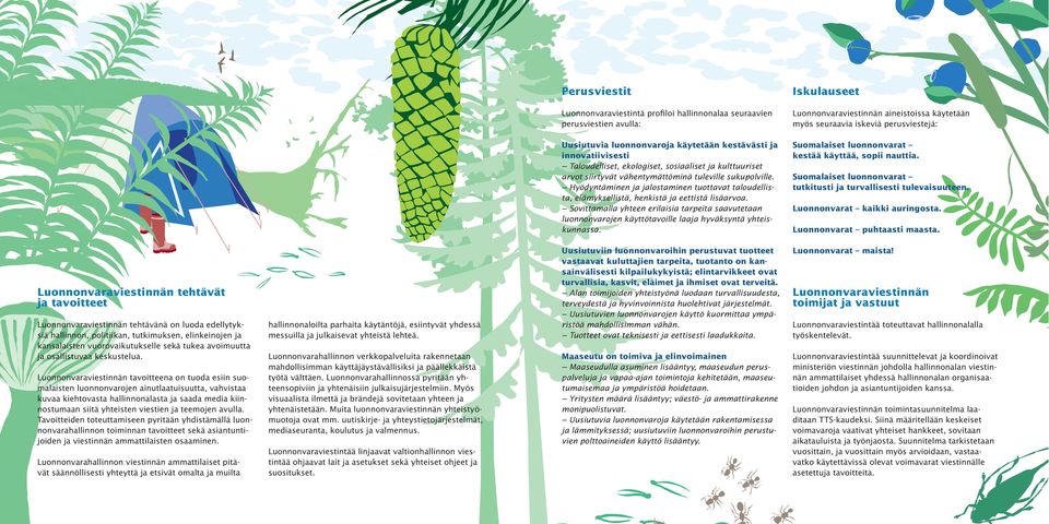 Hyödyntäminen ja jalostaminen tuottavat taloudellista, elämyksellistä, henkistä ja eettistä lisäarvoa.