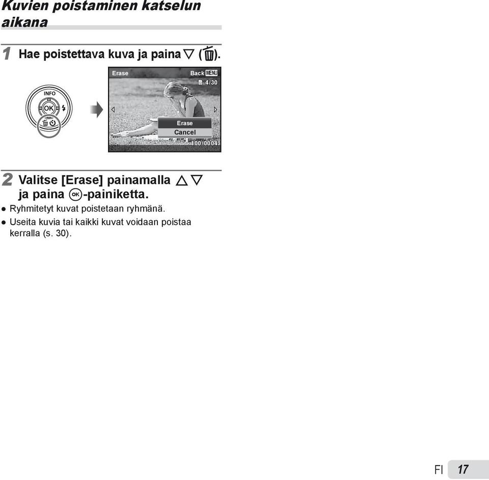 painamalla FG ja paina A-painiketta.