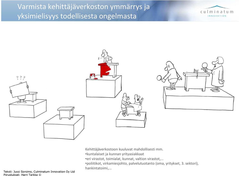 kuntalaiset ja kunnan yrityasiakkaat eri virastot, toimialat, kunnat,