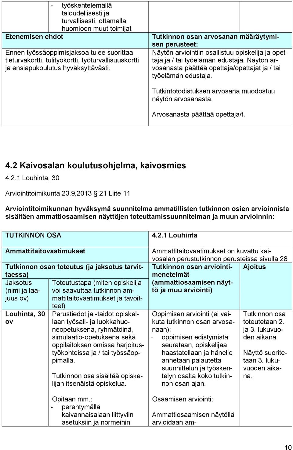 Näytön arvosanasta päättää opettaja/opettajat ja / tai työelämän edustaja. Tutkintotodistuksen arvosana muodostuu näytön arvosanasta. Arvosanasta päättää opettaja/t. 4.