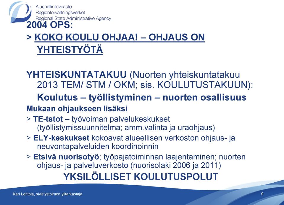 (työllistymissuunnitelma; amm.